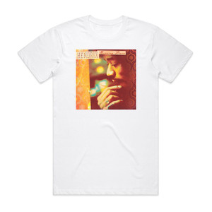 Jimi Hendrix Burning Desire Album Cover T-Shirt White Jimi Hendrix Burning Desire Album Cover T-Shirt White