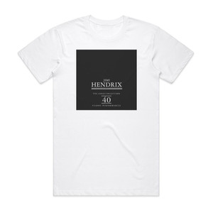 Jimi Hendrix Gold Collection Album Cover T-Shirt White Jimi Hendrix Gold Collection Album Cover T-Shirt White