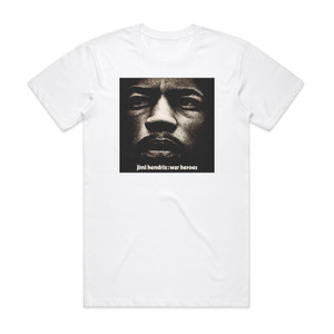 Jimi Hendrix War Heroes Album Cover T-Shirt White Jimi Hendrix War Heroes Album Cover T-Shirt White