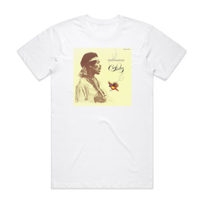 Jimi Hendrix Crash Landing Album Cover T-Shirt White Jimi Hendrix Crash Landing Album Cover T-Shirt White