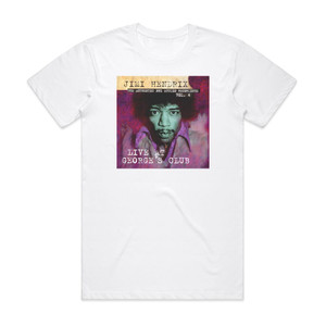 Jimi Hendrix The Authentic Ppx Studio Recordings Volume 4 Live At Georges Album Cover T-Shirt White