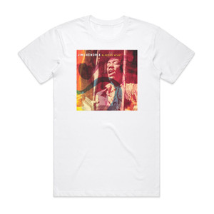 Jimi Hendrix Bleeding Heart Album Cover T-Shirt White Jimi Hendrix Bleeding Heart Album Cover T-Shirt White