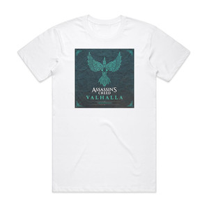 Jesper Kyd Assassins Creed Valhalla The Ravens Saga Original Soundtrack Album Cover T-Shirt White Jesper Kyd Assassins Creed Valhalla The Ravens Saga Original Soundtrack Album Cover T-Shirt White