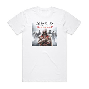 Jesper Kyd Assassins Creed Brotherhood Album Cover T-Shirt White Jesper Kyd Assassins Creed Brotherhood Album Cover T-Shirt White