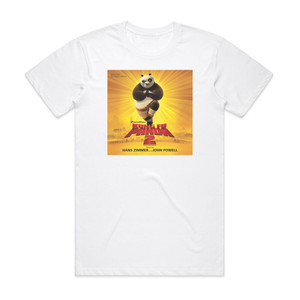 John Powell Kung Fu Panda 2 Album Cover T-Shirt White John Powell Kung Fu Panda 2 Album Cover T-Shirt White