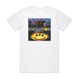 John Powell Evolution Album Cover T-Shirt White John Powell Evolution Album Cover T-Shirt White