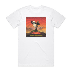 John Powell Kung Fu Panda Album Cover T-Shirt White John Powell Kung Fu Panda Album Cover T-Shirt White