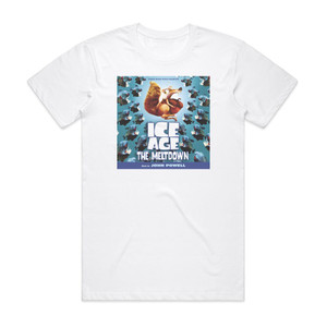 John Powell Ice Age The Meltdown Album Cover T-Shirt White John Powell Ice Age The Meltdown Album Cover T-Shirt White