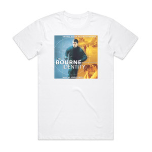 John Powell The Bourne Identity Album Cover T-Shirt White John Powell The Bourne Identity Album Cover T-Shirt White