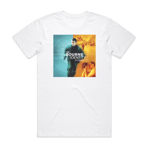 John Powell The Bourne Identity 2 Album Cover T-Shirt White John Powell The Bourne Identity 2 Album Cover T-Shirt White
