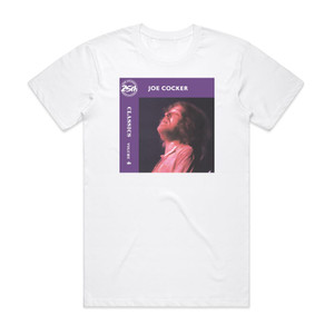 Joe Cocker Classics Volume 4 Album Cover T-Shirt White Joe Cocker Classics Volume 4 Album Cover T-Shirt White