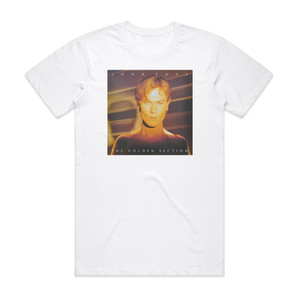 John Foxx The Golden Section Album Cover T-Shirt White John Foxx The Golden Section Album Cover T-Shirt White