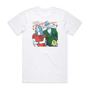 Jesse and Joy Con Quin Se Queda El Perro 1 Album Cover T-Shirt White Jesse and Joy Con Quin Se Queda El Perro 1 Album Cover T-Shirt White