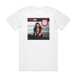 Jesse and Joy Six Pack Jesse Joy Album Cover T-Shirt White Jesse and Joy Six Pack Jesse Joy Album Cover T-Shirt White