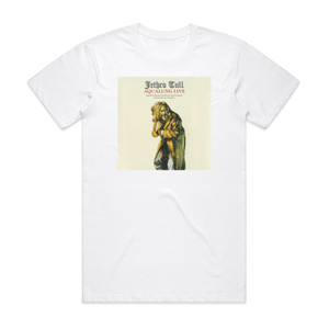 Jethro Tull Aqualung Live Album Cover T-Shirt White Jethro Tull Aqualung Live Album Cover T-Shirt White