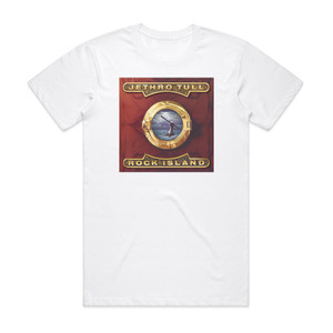 Jethro Tull Rock Island Album Cover T-Shirt White Jethro Tull Rock Island Album Cover T-Shirt White
