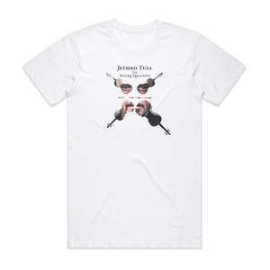Jethro Tull The String Quartets Album Cover T-Shirt White Jethro Tull The String Quartets Album Cover T-Shirt White