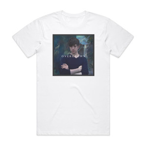 James Blake Overgrown 1 Album Cover T-Shirt White James Blake Overgrown 1 Album Cover T-Shirt White