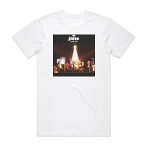 Jane Live 89 Album Cover T-Shirt White