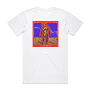 James Brown Bodyheat 1 Album Cover T-Shirt White James Brown Bodyheat 1 Album Cover T-Shirt White