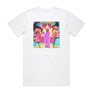 James Brown There It Is Album Cover T-Shirt White James Brown There It Is Album Cover T-Shirt White