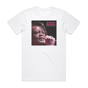 James Brown Messing With The Blues Album Cover T-Shirt White James Brown Messing With The Blues Album Cover T-Shirt White