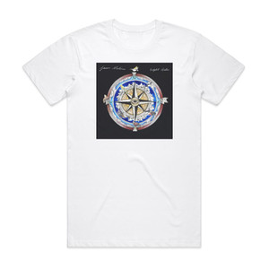 Jason Molina Eight Gates Album Cover T-Shirt White Jason Molina Eight Gates Album Cover T-Shirt White