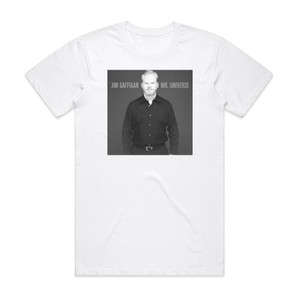 Jim Gaffigan Mr Universe 1 Album Cover T-Shirt White Jim Gaffigan Mr Universe 1 Album Cover T-Shirt White