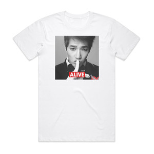 JUN K Alive Album Cover T-Shirt White