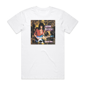 Jason Becker Perpetual Burn Album Cover T-Shirt White Jason Becker Perpetual Burn Album Cover T-Shirt White