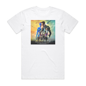 John Ottman X Men Days Of Future Past 1 Album Cover T-Shirt White John Ottman X Men Days Of Future Past 1 Album Cover T-Shirt White