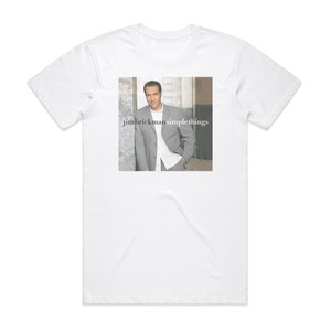 Jim Brickman Simple Things Album Cover T-Shirt White Jim Brickman Simple Things Album Cover T-Shirt White