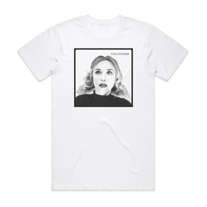 Jill Andrews Vultures Album Cover T-Shirt White Jill Andrews Vultures Album Cover T-Shirt White