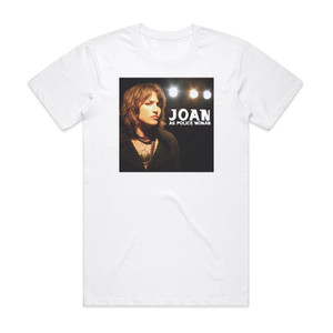 Joan as Police Woman Real Life Album Cover T-Shirt White Joan as Police Woman Real Life Album Cover T-Shirt White