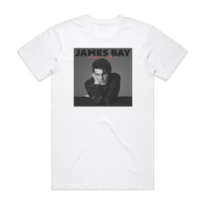 James Bay Electric Light Album Cover T-Shirt White James Bay Electric Light Album Cover T-Shirt White
