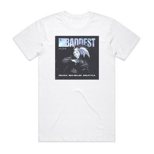KDA The Baddest Album Cover T-Shirt White KDA The Baddest Album Cover T-Shirt White