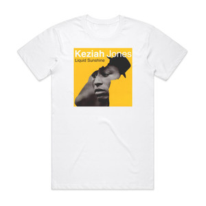 Keziah Jones Liquid Sunshine Album Cover T-Shirt White Keziah Jones Liquid Sunshine Album Cover T-Shirt White
