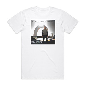 Kiko Loureiro Universo Inverso 1 Album Cover T-Shirt White Kiko Loureiro Universo Inverso 1 Album Cover T-Shirt White