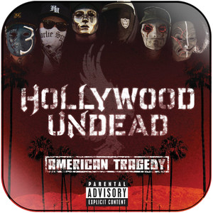 Hollywood Undead American Tragedy Album Cover Sticker Hollywood Undead American Tragedy Album Cover Sticker