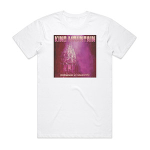 King Mountain Kingdom Of Shadows Album Cover T-Shirt White King Mountain Kingdom Of Shadows Album Cover T-Shirt White