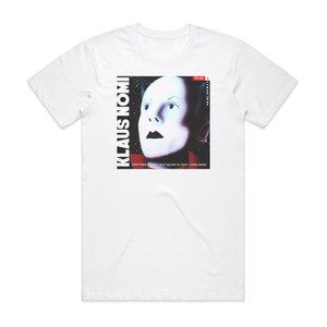 Klaus Nomi The Star Collection Album Cover T-Shirt White Klaus Nomi The Star Collection Album Cover T-Shirt White