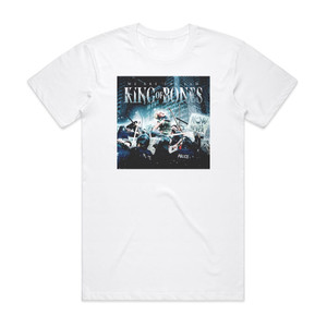 King of Bones We Are The Law Album Cover T-Shirt White King of Bones We Are The Law Album Cover T-Shirt White