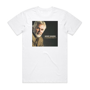 Kenny Rogers 21 Number Ones Album Cover T-Shirt White Kenny Rogers 21 Number Ones Album Cover T-Shirt White