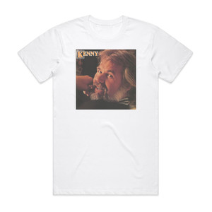 Kenny Rogers Kenny 1 Album Cover T-Shirt White Kenny Rogers Kenny 1 Album Cover T-Shirt White
