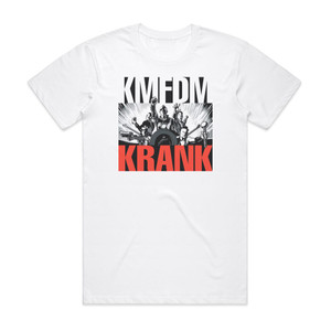 KMFDM Krank Album Cover T-Shirt White KMFDM Krank Album Cover T-Shirt White