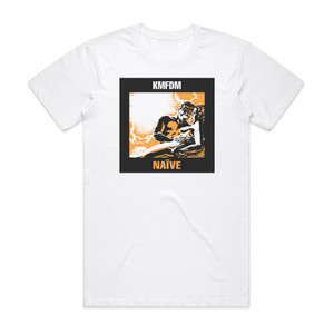 KMFDM Nave Album Cover T-Shirt White KMFDM Nave Album Cover T-Shirt White