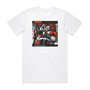 KMFDM What Do You Know Deutschland 1 Album Cover T-Shirt White KMFDM What Do You Know Deutschland 1 Album Cover T-Shirt White