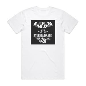 KMFDM Sturm Drang Tour 2002 Album Cover T-Shirt White KMFDM Sturm Drang Tour 2002 Album Cover T-Shirt White