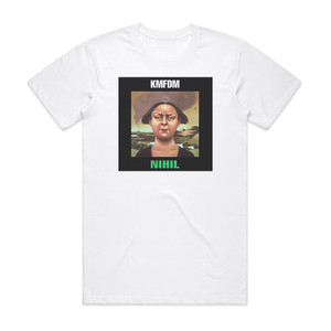 KMFDM Nihil Album Cover T-Shirt White KMFDM Nihil Album Cover T-Shirt White