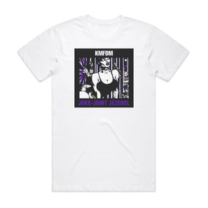 KMFDM Juke Joint Jezebel Album Cover T-Shirt White KMFDM Juke Joint Jezebel Album Cover T-Shirt White
